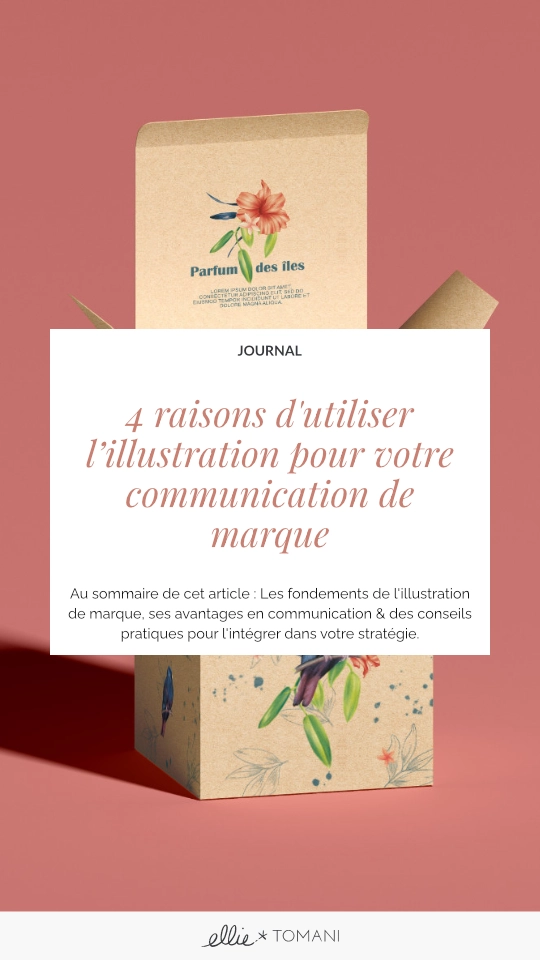 Visuel Article 4 raisons d'utiliser l'illustration pour votre communication de marque