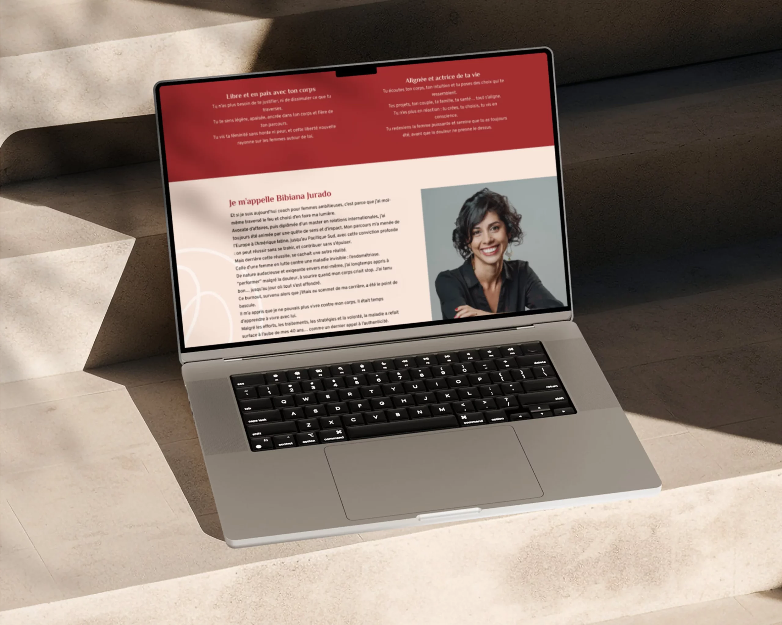 Site vitrine Bibiana Jurado