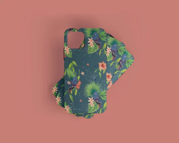 Coque illustrée Notou Flore Tropicale