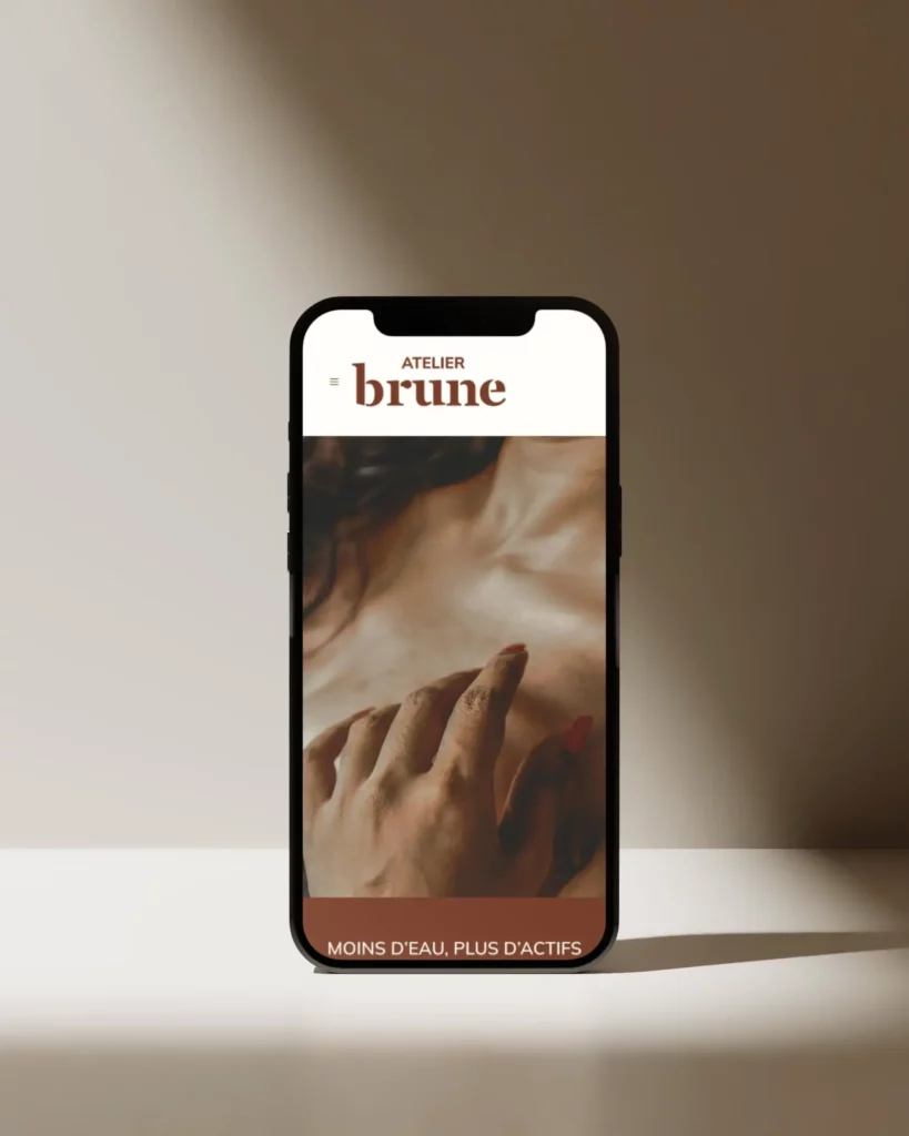 Site e-commerce Atelier Brune