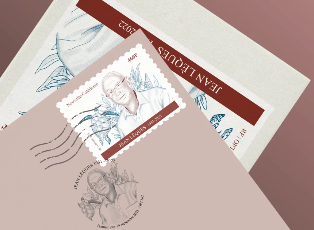 Enveloppes Timbre Hommage Jean Lèques