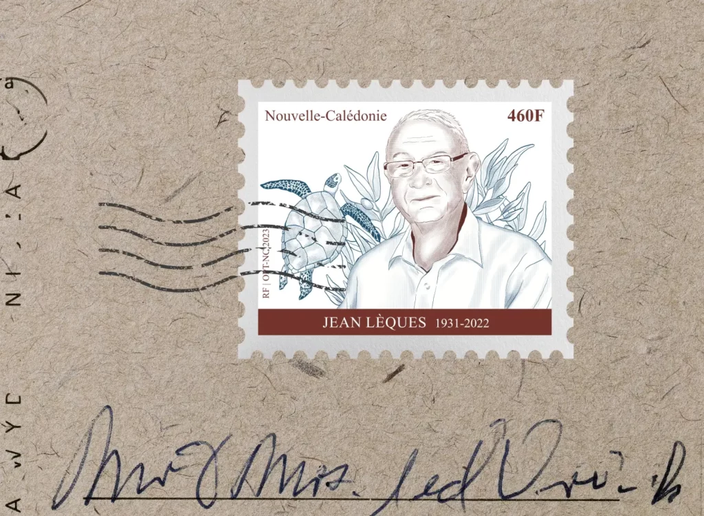 Enveloppe Timbre Hommage Jean Lèques