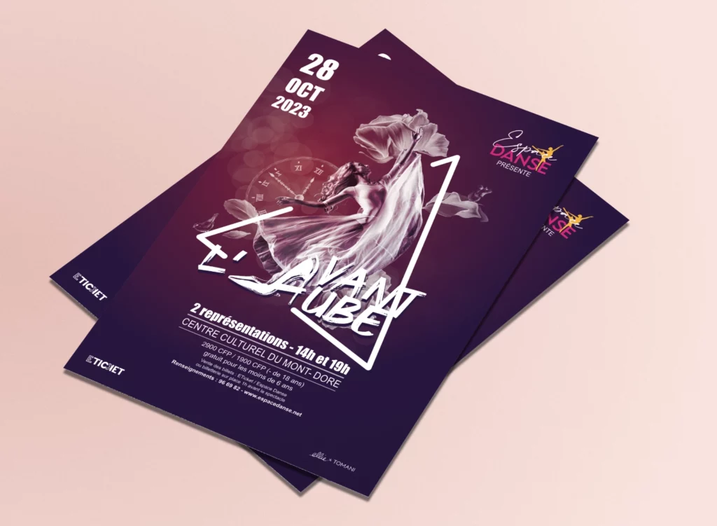 Affiche Spectacle Danse Avant l'aube