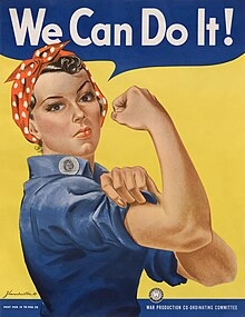 Affiche We Can Do It de J Howard Miller