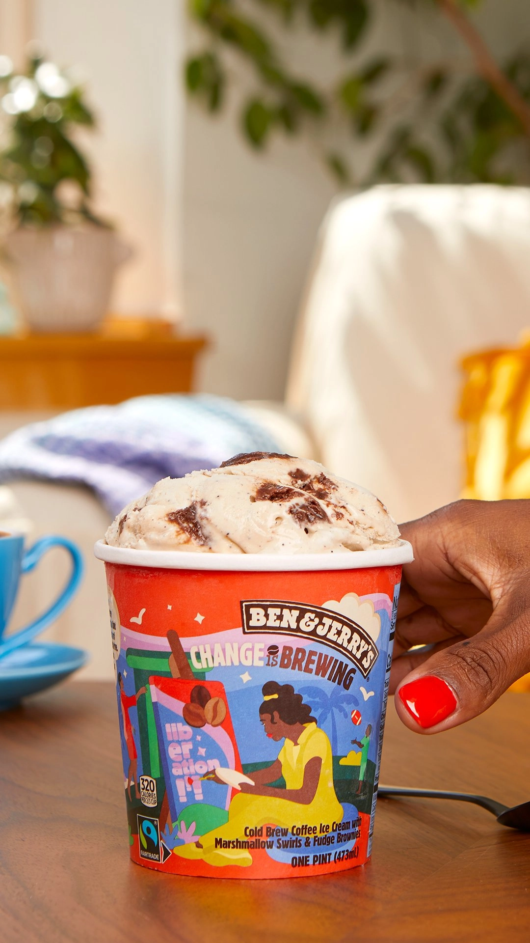 Illustration de Laci Jordan pour Ben & Jerry's - Ellie Tomani Illustration de Laci Jordan pour Ben & Jerry's